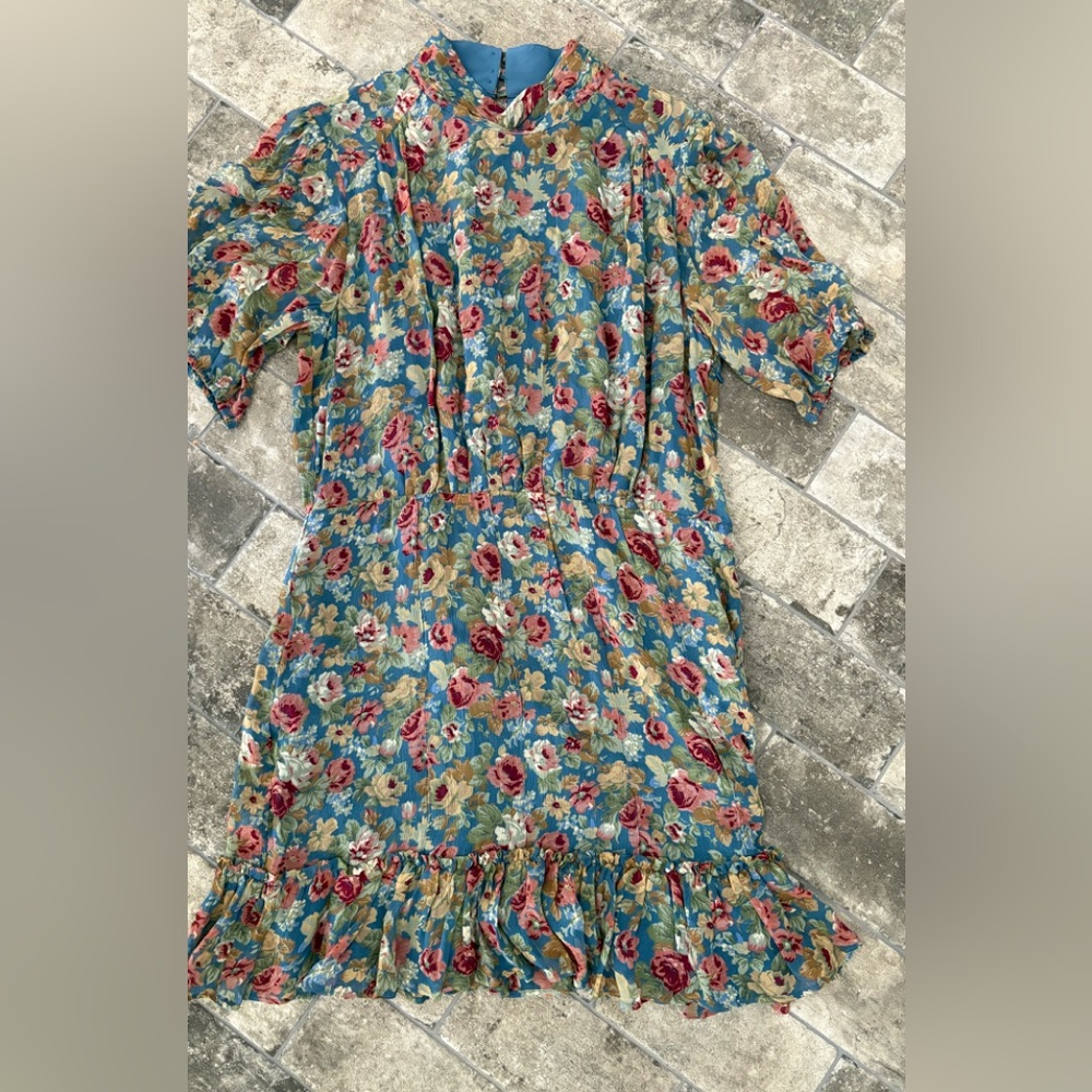 NWOT Sezane Margareth Floral Dress. US size 10, FR size 42